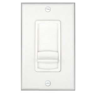 New White Wall Mount Impedance Matching Speaker Slide Volume Control 