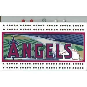  Los Angeles Anaheim Angels MLB Baseball Cribbage Board 