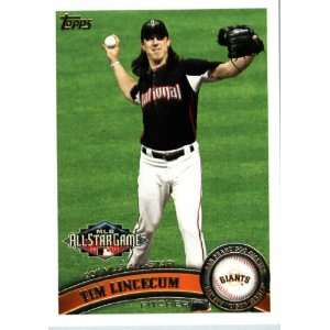  2011 Topps Update #US58 Tim Lincecum   San Francisco Giants (Record 