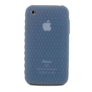  iPhone 3G & 3GS Silicone Case * Raised Diamonds * (Light Blue) 8GB 