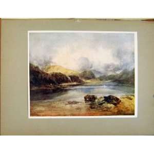   Plate Vi Derwentwater Falls Of Lodore Turners Vision