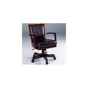 Ambassador Game Chair with Vinyl Seat & Casters 