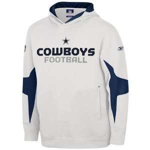 Reebok Dallas Cowboys White Explorer Hoody Sweatshirt  