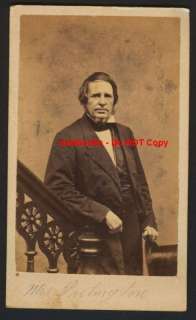 RARE CDV Photo Mormon Pioneer Ralph Partington 1860s  