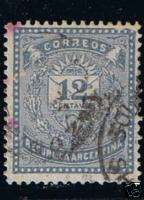 Argentina Stamp, SC# 45 Numeral 1882, Used F VF  