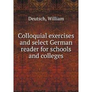   select German reader for schools and colleges William Deutsch Books