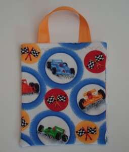 New Race Cars 6 Fabric Candy/ Party favor Bags  