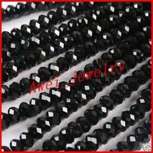 Wholesale 6   12mm Faceted Black Swarovski Crystal Gem Loose Beads #t3 