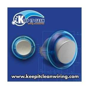 Exclusive By Keep It Clean Silver Rocker Switch W/ Blue Illumination 