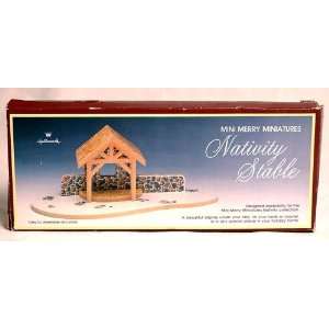   Hallmark Mini Merry Miniatures 1988 Nativity Stable 