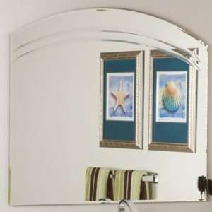   SSM1065 Decor Angel Large Frameless Wall Mirror Furniture & Decor