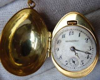   &Co Vermeil&Cloisonne Enamel Easter Egg Watch for Russian Court.1900