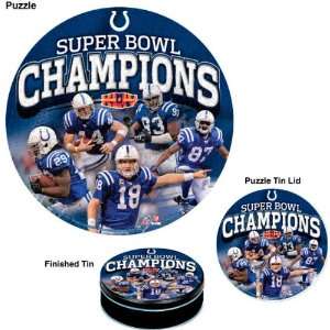 Indianapolis Colts Super Bowl XLIV Champions Puzzle Tin  