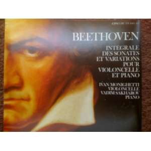   . Beethoven, Ivan Monighetti Cello;Vadim Sakharov Piano Music
