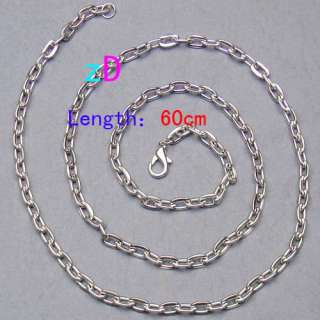 N8104 Lot Wholesale 2pcs Mens Cool Fashion Silver Plated Chain Link 