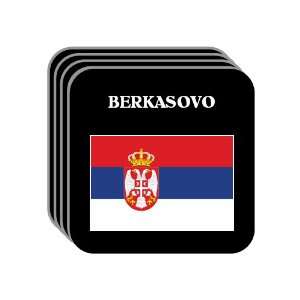  Serbia   BERKASOVO Set of 4 Mini Mousepad Coasters 