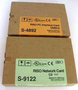 Riso PC Interface Card USB 2.0 + Riso Network Card NEW  