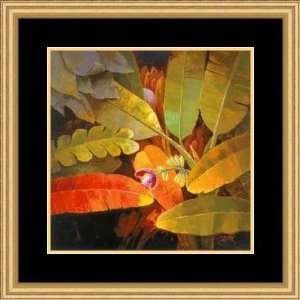  Tropical Leaves II by June An   Framed Artwork