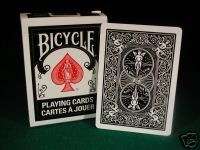 12 DECKS BLACK Bicycle 808 Rider Back playing cards  