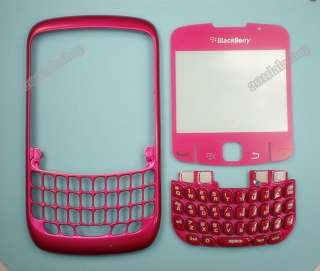Carmine Rose Replacement Housing Case Cover for Blackberry Curve 8520 