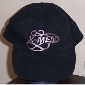  X MEN LOGO HAT SILVER EMBROIDERED BLACK CAP Everything 