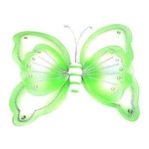  14 Wired Mesh Butterfly, Green