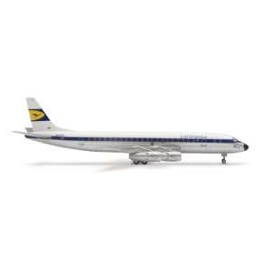    Big Herpa Wings Lufthansa DC 8 51 Model Airplane Toys & Games