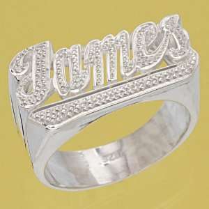   Letter Precious Hand Carving Accent Name Ring (FREE GIFTBOX+SHIP