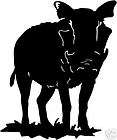 Hog and Hog Dogs,With Words Wild Boar Hunting Window Sticker 6 items 