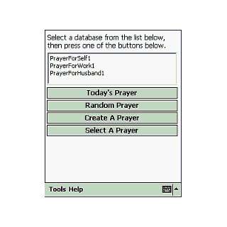  PrayerForHusband1 database for Pocket PC Software