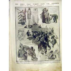  Turkey Parliament Constantinople Cleaver Print 1912