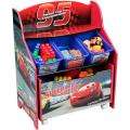 Disney Cars 3 Tier Storage Organizer with Rollout Toy Box 