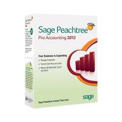 Sage Peachtree Pro Accounting 2012   Complete Product   1 User 