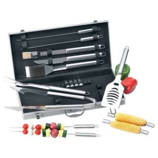 Slitzer 19pc Stainless Barbeque Tool Set KTBQSS18  