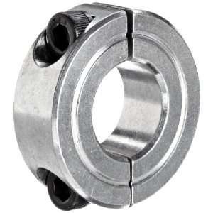  Metal 2C 062 A Aluminum Two Piece Clamping Collar, 5/8 Bore Size, 1 