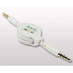 Apple iPhone, iPod 3.5 mm Universal Retractable Cable  