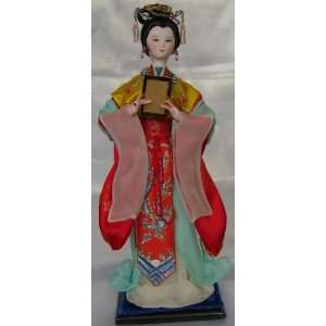 Silk Doll Figurine Chinese Ancient Beauty Empress Zetian 