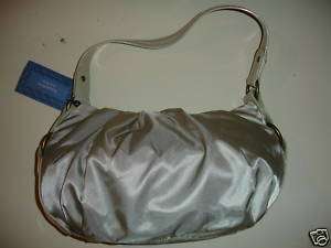 SIMPLY VERA WANG Silver Gray Hobo Handbag Purse NEW $69  