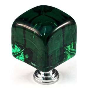  Cal Crystal   Large Green Cube Knob (Cal Artx Clg Pc 