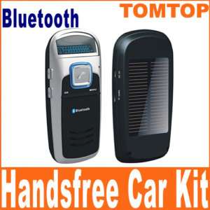 Solar Powered Handsfree Bluetooth Car Kit FM+ Player  