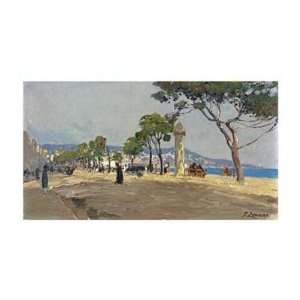  Fausto Zonaro   Promenade Des Anglais Giclee Canvas