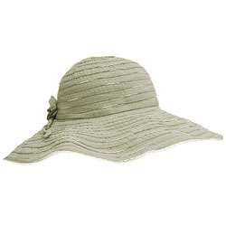 Adi Designs 5 inch Brim Spiral Ribbon Sun Hat  