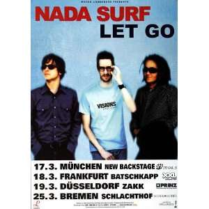  Nada Surf   Lets Go 2003   CONCERT   POSTER from GERMANY 