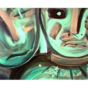  Fatigue By PAO TAO Original Painting 24 X 18 Unframed 
