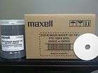 400 16X Blank Maxell DVD R White Inkjet HUB Printable