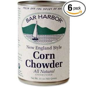 Bar Harbor Corn Chowder, 15 Ounce Cans (Pack of 6)  