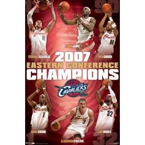  Cleveland Caviliers Poster East Champs 22.5X34 4249