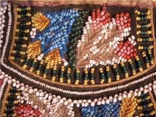 Iroquois Bag American Indian Circa 1900s Beaded Pouch Beadwork 