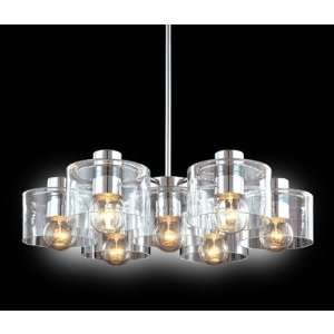  Sonneman 4807.01 Transparence 7 Light Pendant in Polished 