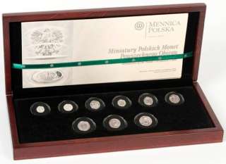 Poland Set of circulations coins 2008 Silver Miniatures  